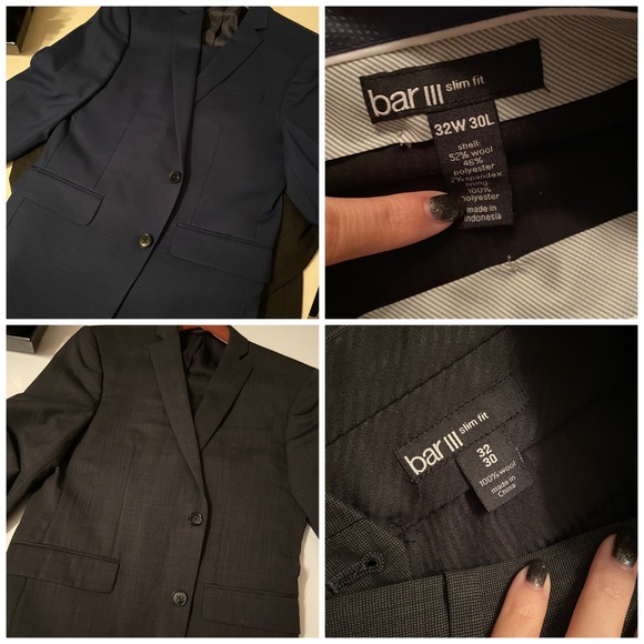 EUC Bundle of 8 Macy’s Bar III Suits - Picture 5 of 5
